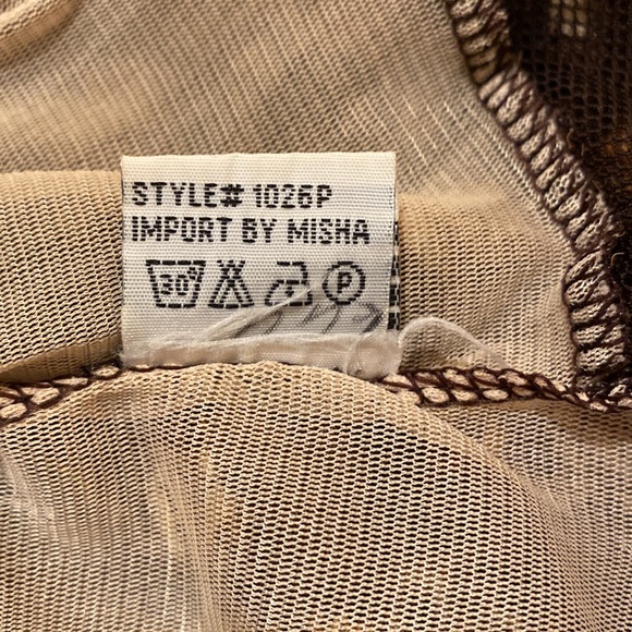 Misha floral print top with lace and velvet accents - Picture 6 of 6